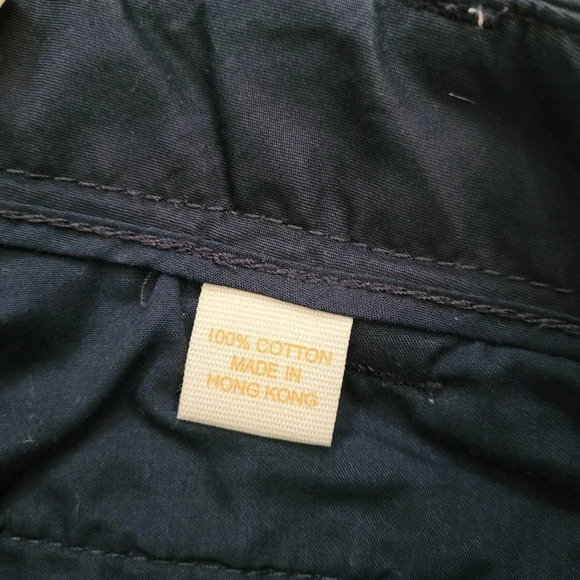 J CREW Womens City Fit Chino Shorts Size 4 Blue 100% Cotton Classic Twill - Picture 6 of 9